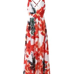 Floral Print Maxi